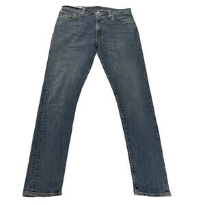 Levis 512 Premium Jeans Mens 32x32 Blue Slim Tapered Stretch Denim